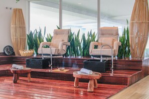 Réception du spa