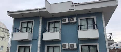 Fassade der Unterkunft