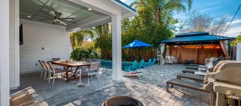 Family-Friendly Luxe Home with Heated Pool & Games