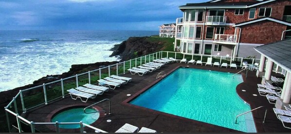 Indoor pool, outdoor pool