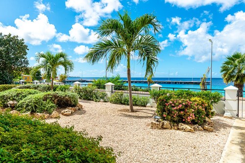 Oceanfront large 4-p luxury groundfloor apartment 