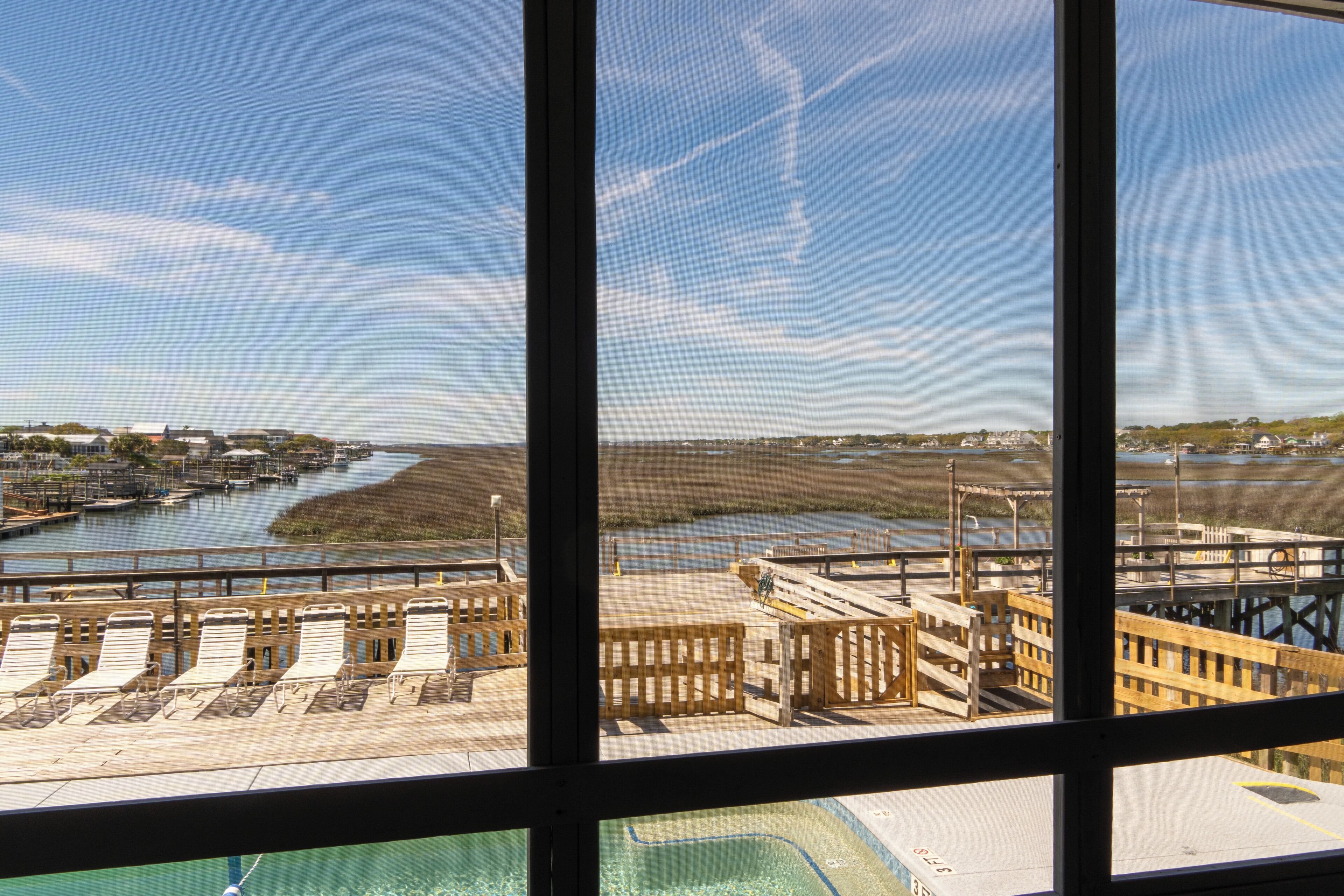 Vista desde la propiedad