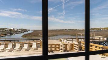 Blick von der Unterkunft