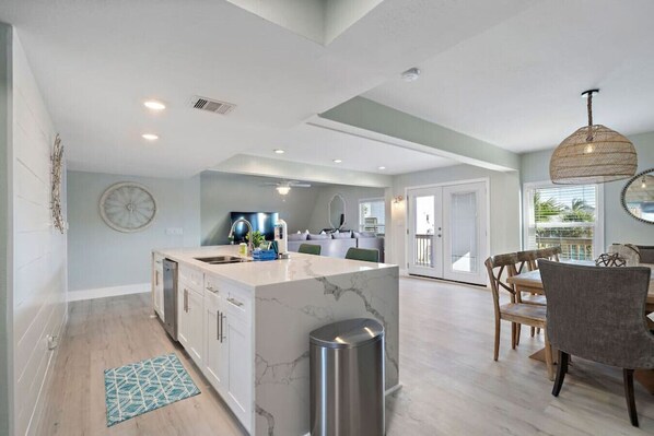 Interior - A-Frame Coastal Home with Private Pool (Galveston)