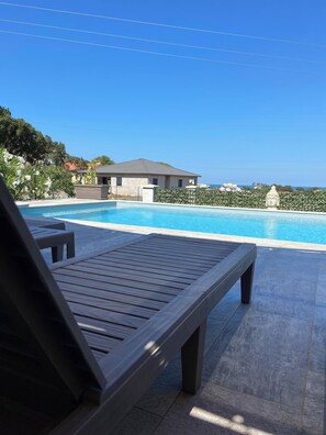 Outdoor pool - Residence Pasturella, Large studio 30m2, swimming pool, countryside (BASTIA)