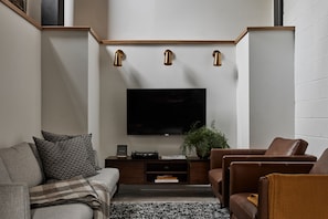 2 Bedroom Premium Loft | Living area | 55-inch Smart TV with digital channels, TV, Netflix