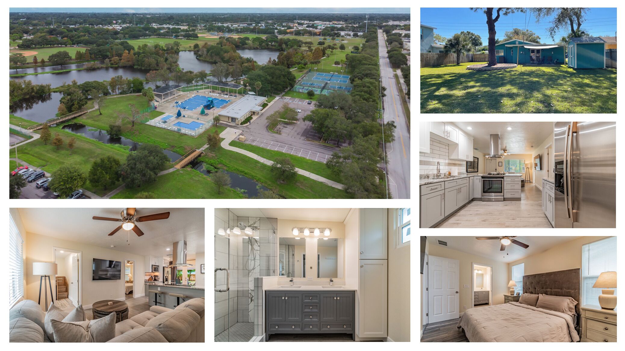 Park, Pool & Recreation Center Across the Street and 9 Mins to Beaches.