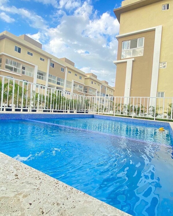 Outdoor pool - A nice and comfortable apartment for your family. a place of blessing (Santiago de los Caballeros j)