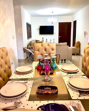 Dining - A nice and comfortable apartment for your family. a place of blessing (Santiago de los Caballeros j)
