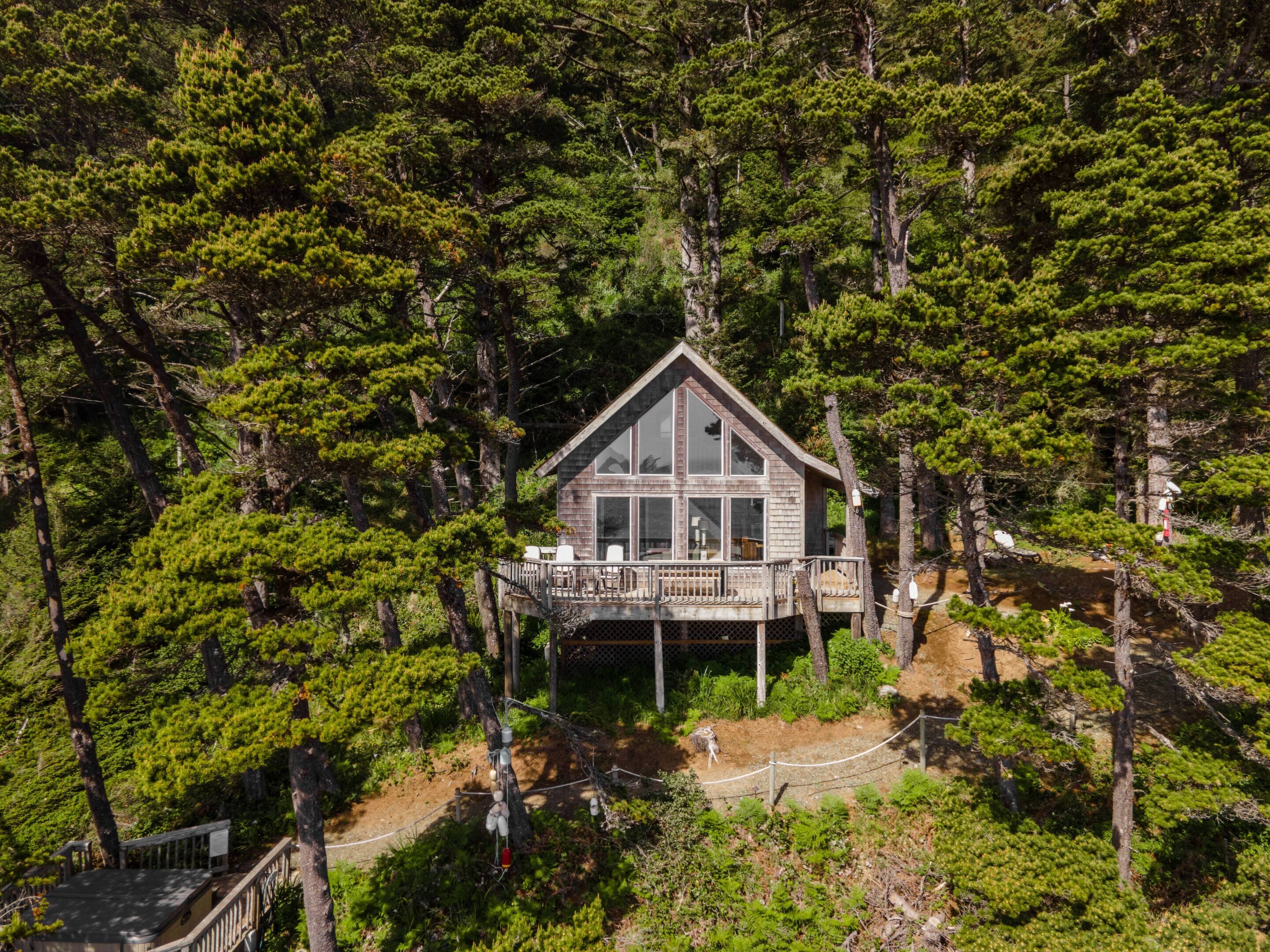 Rumah Deluks, kamar mandi pribadi, pemandangan samudra (Honeymoon Cove) | Eksterior