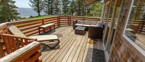 Ferienhaus, barrierefrei, eigenes Bad (Headland) | Aussenbereich