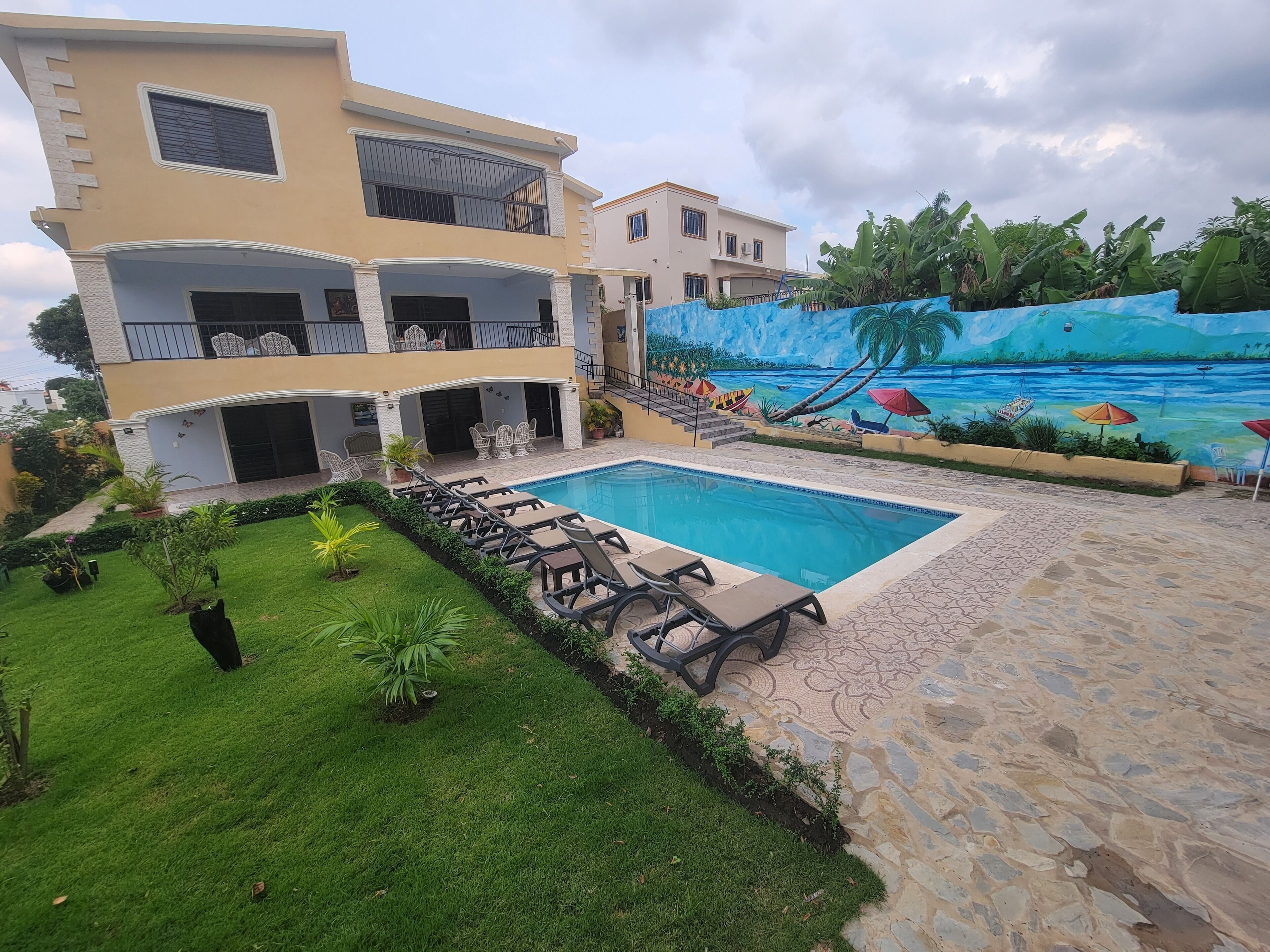 Alberca al aire libre 