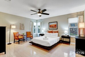 3 habitaciones, escritorio y cortinas blackout 