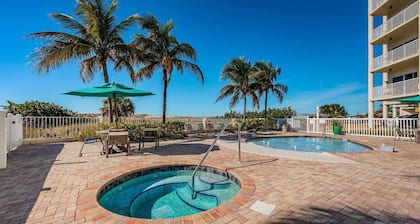 Right on the beach. Relax and unwind in this top floor resort suite sleeps 6 max