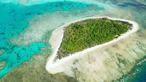 Vlak bij het strand
