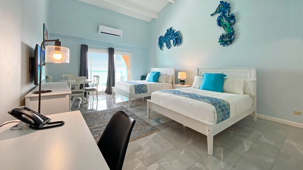 Premium bedding, memory-foam beds, individually decorated - Grapetree Bay Hotel & Villas (Christiansted)