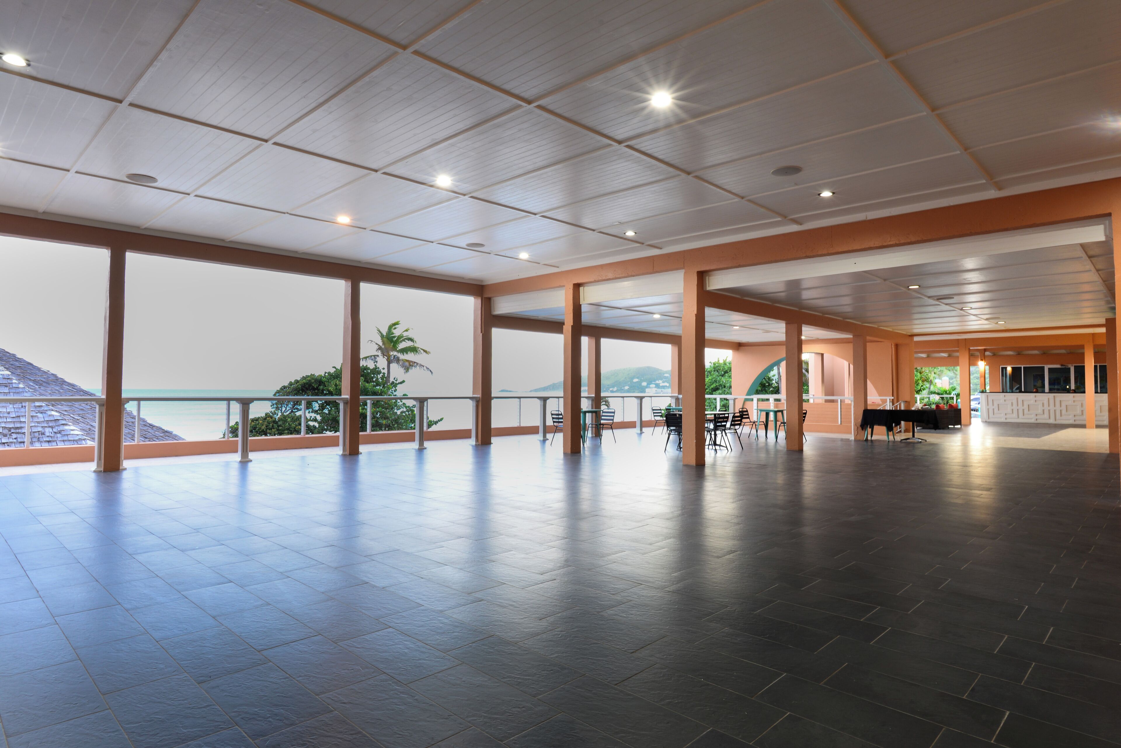 outdoor wedding area