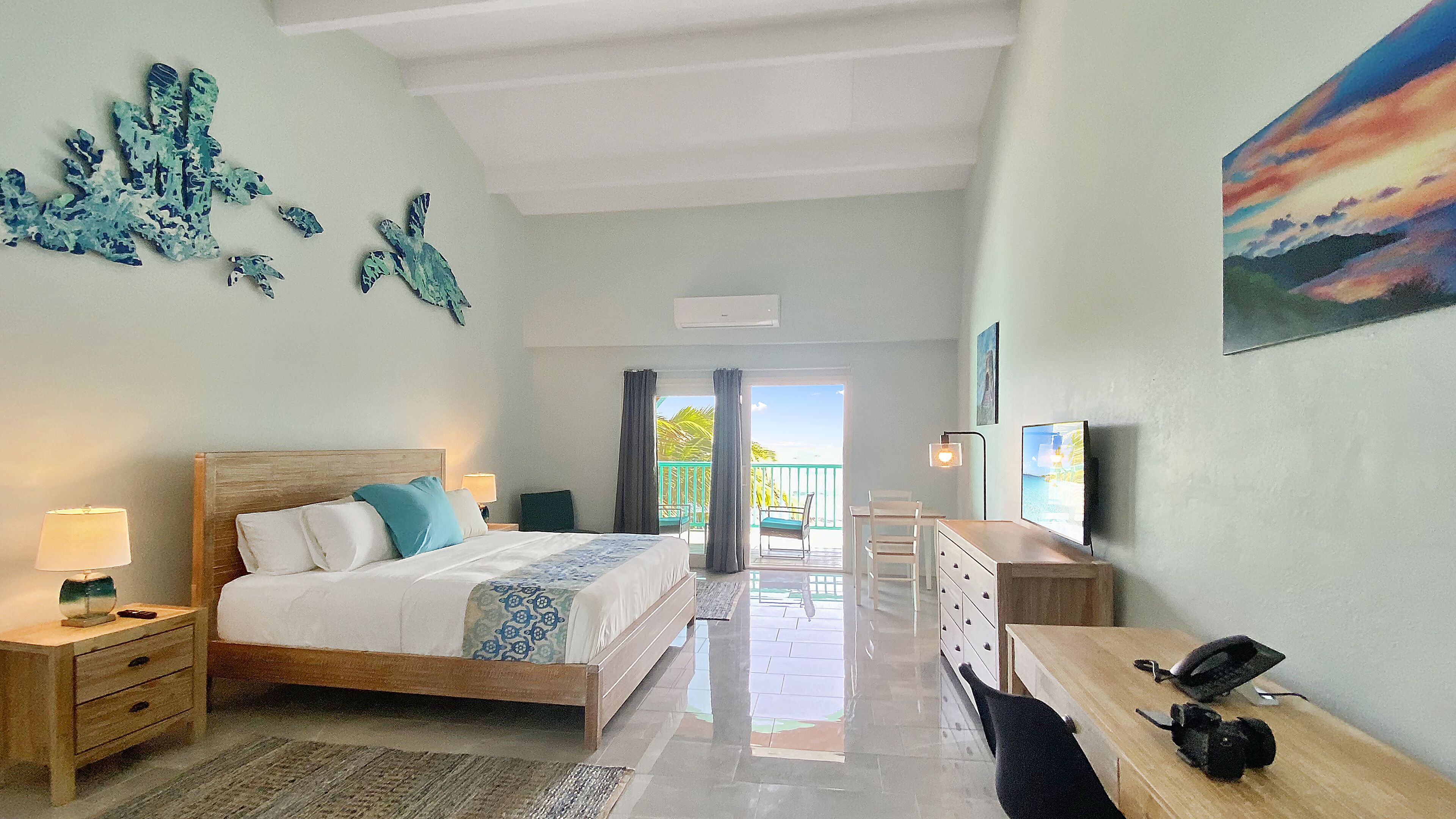 Premium bedding, memory foam beds, individually decorated