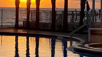 Indoor pool, outdoor pool