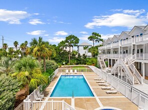 Pool - FANTASTIC 2/2.5 TOWNHOME ON 30A!! SLEEPS 7!! WALKING DISTANCE TO GULF PLACE! (Santa Rosa Beach)
