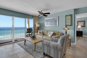Smart TV - Updated beachfront condo with huge balcony and amazing views! (Panama City Beach)