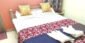 Egyptian cotton sheets, premium bedding, iron/ironing board, free WiFi