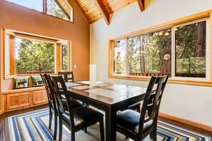 Dining - Dog-Friendly Home with Large Deck, Wood Stove, & WiFi (Dorrington)