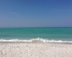 Beach nearby, sun-loungers