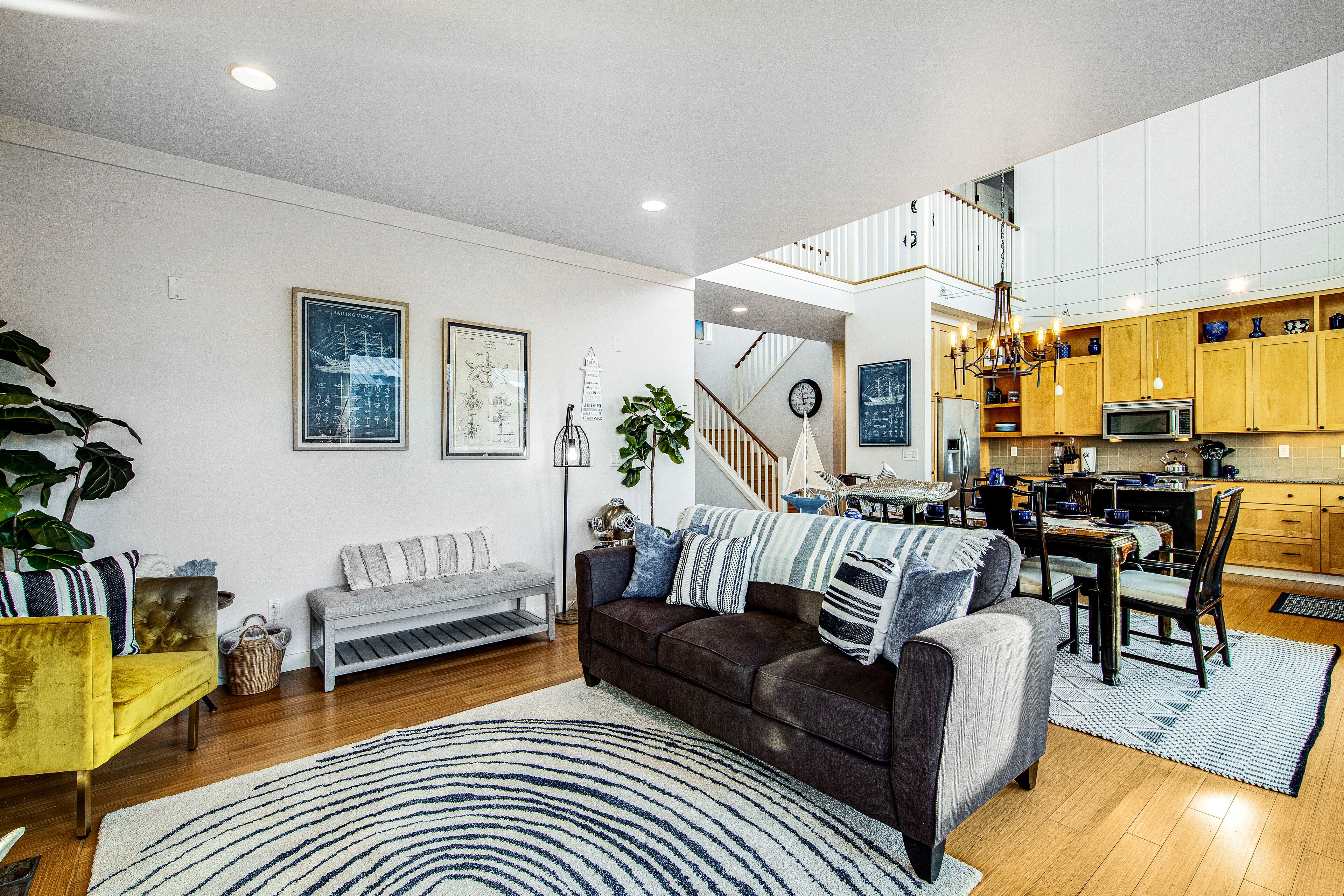 Gorgeous Waterfront Home with Soaring Space, WiFi, Fireplaces, and Great Views