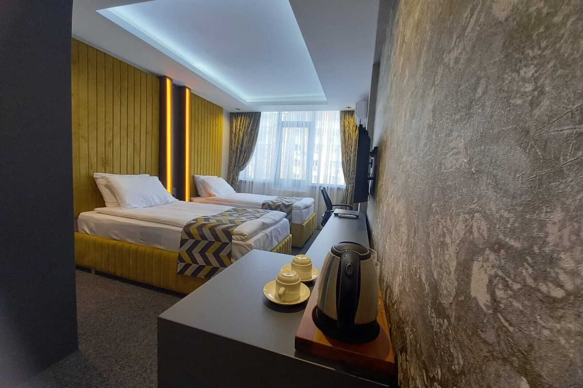 twin room, 2 single beds, city view | 1 bedroom, egyptian cotton sheets, premium bedding, in-room safe