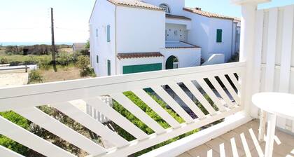 T1 bis mezzanine in La CotiniĂšre, sleep 5, sunny balcony