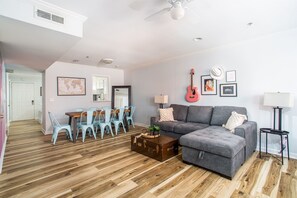 Smart TV, video games, books, video library