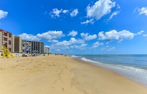 On the beach