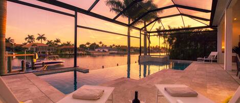 Außenpool, beheizter Pool