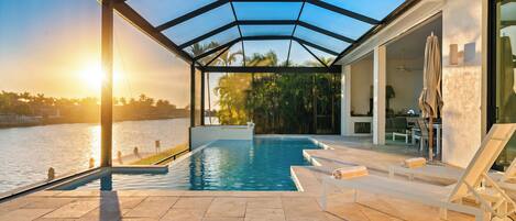 Außenpool, beheizter Pool