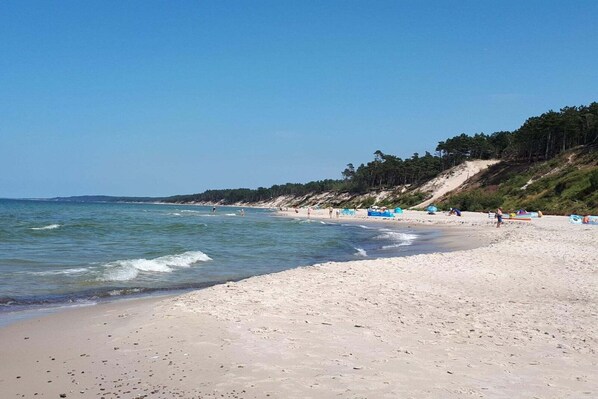 Beach nearby - Single-story holiday homes with a terrace, pool (Przewloka)