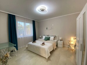 2 habitaciones, wifi gratis y ropa de cama 