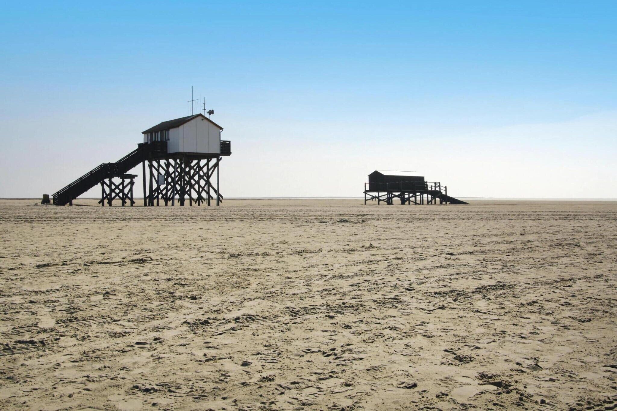 Vlak bij het strand