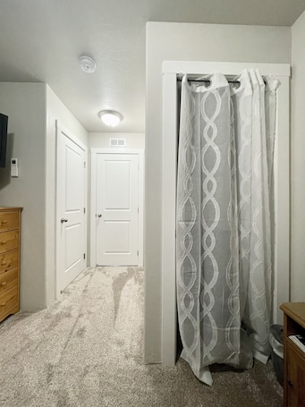 Interior. Private Queen Room w/ Bathroom