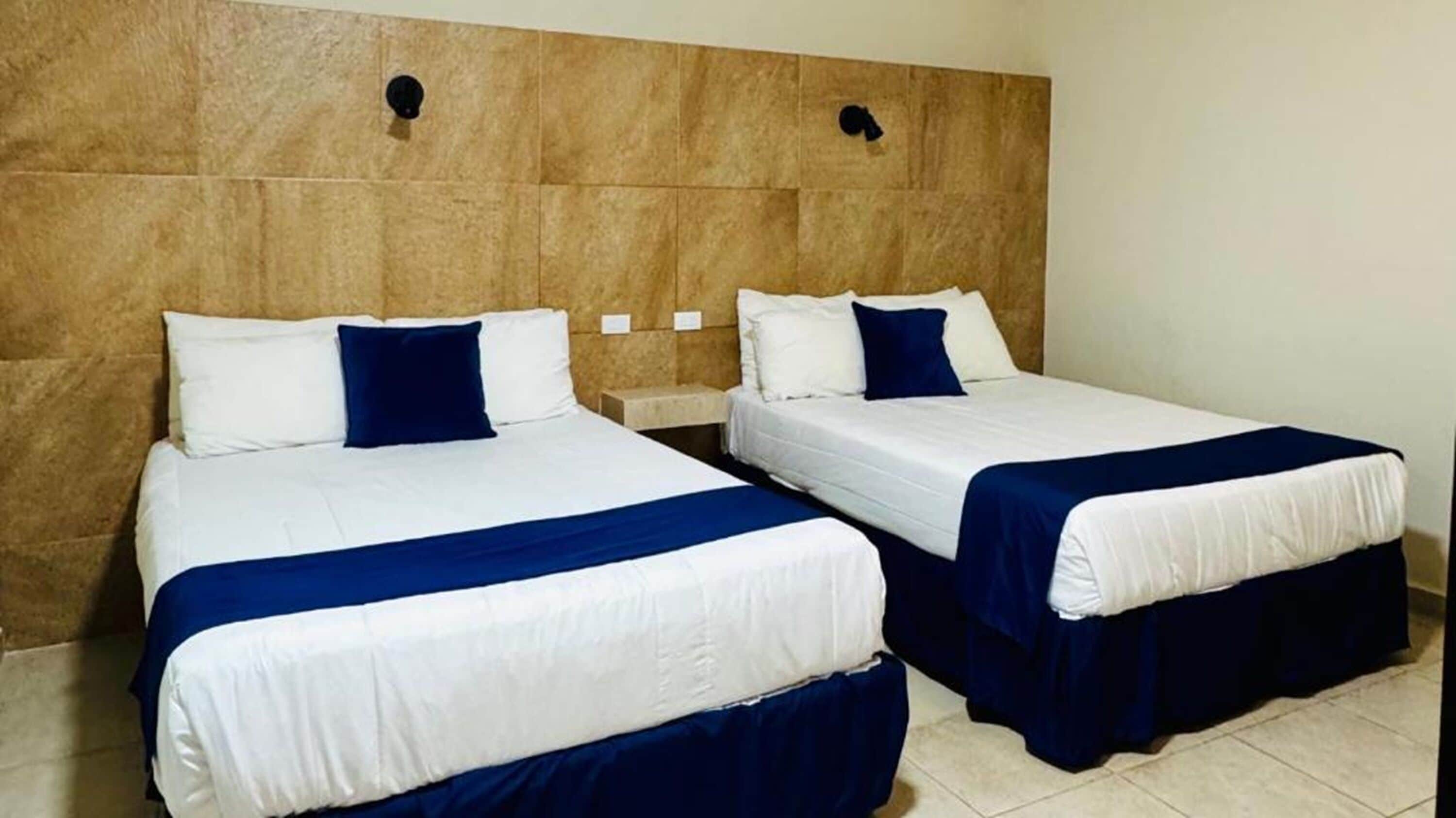 Standard Room, 2 Double Beds | Minibar, desk, iron/ironing board, free WiFi