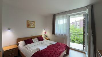 1 makuuhuone, työpöytä, ilmainen Wi-Fi, vuodevaatteet