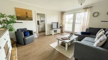 Tv, dvd-spelare och en stereo