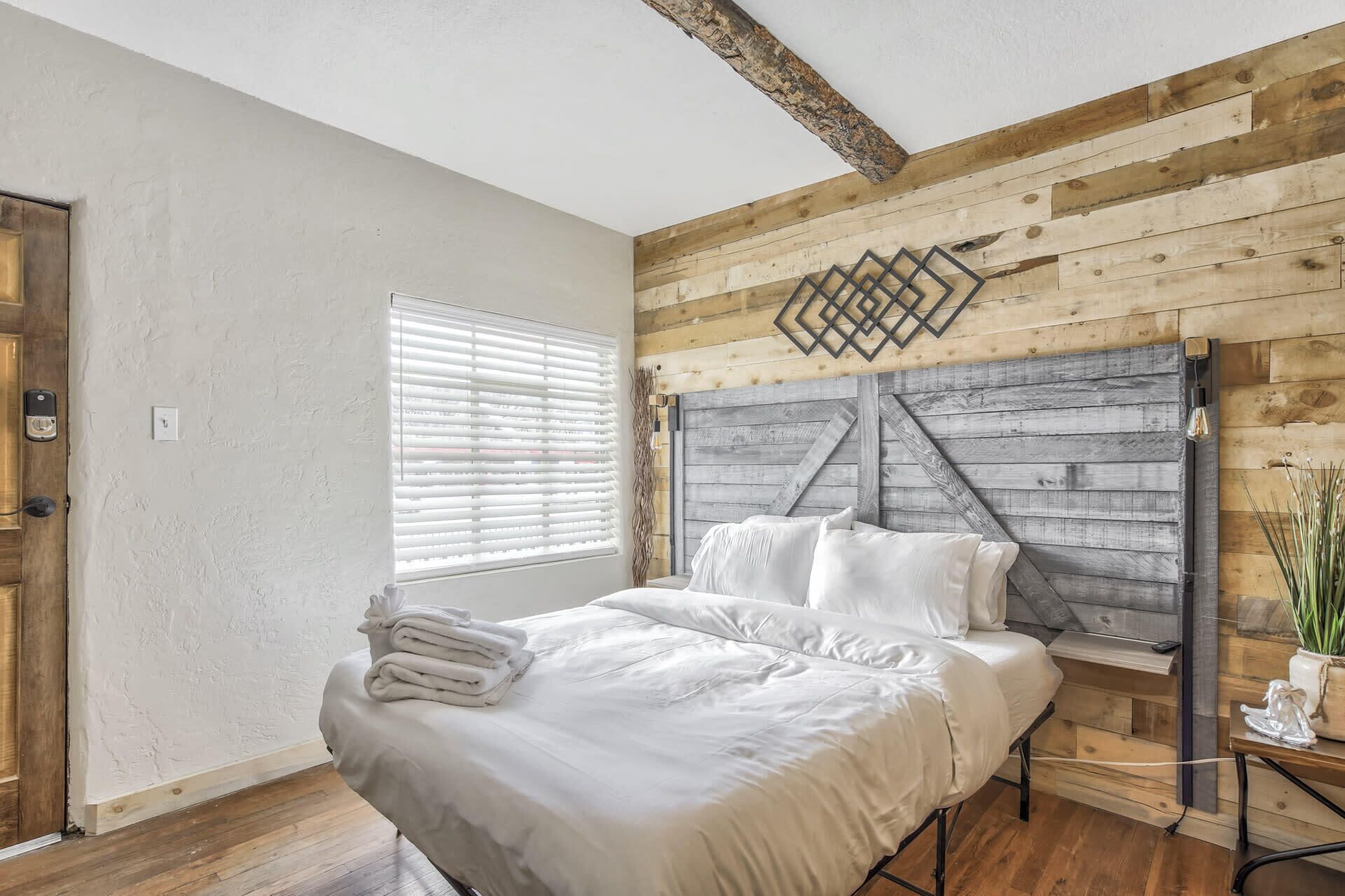 1 kamar tidur dan seprai linen