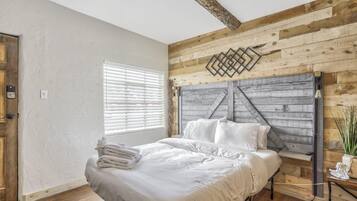 1 kamar tidur dan seprai linen