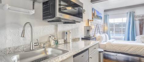 アパートメント (1 Bedroom) | 専用キッチン | 電子レンジ