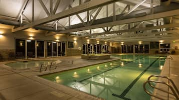 Indoor pool, a heated pool