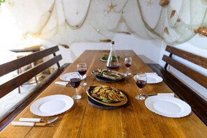 Dining - Apartment in Okrug Gornji with Seaview, Air condition, WIFI, Washing machine (5049-1) (Okrug Gornji)