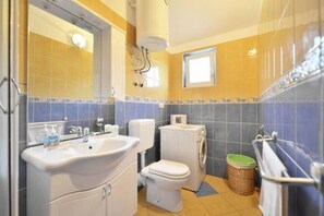 Douche, serviettes fournies