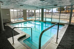 Indoor pool, outdoor pool