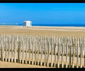 Vlak bij het strand